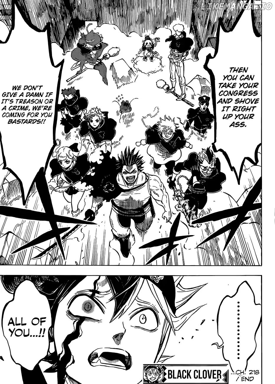 Black Clover chapter 218 image 15